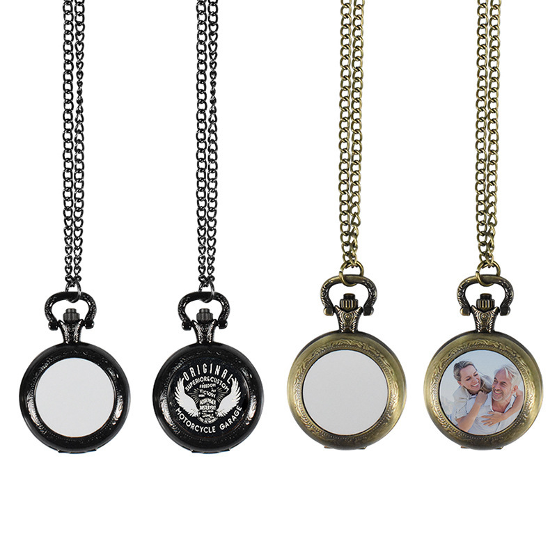 Jewelry Watches Vintage - 커스텀 빈티지 금속 포켓워치 펜던트 목걸이