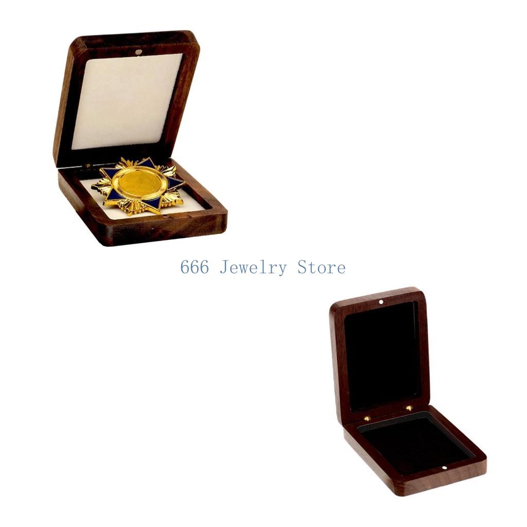 Collectors Coins Jewelry & Watches Of Smithtown Photos - F2TD 나무 배지 홀더 나무 메달