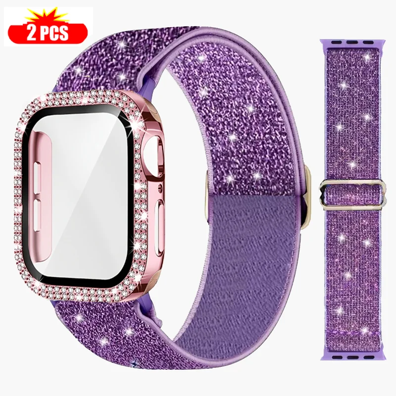 Jewelry Smart Watches - Apple Watch 용 밴드 + 케이스
