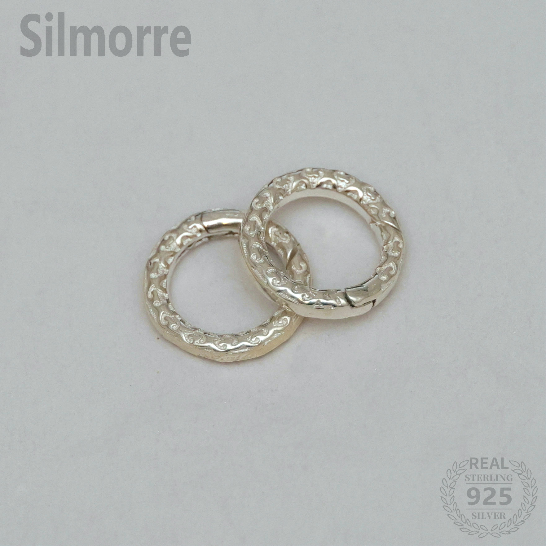 Fine Jewelry & Watches Photos - 1PC 925 스털링 실버 라운드 스프링