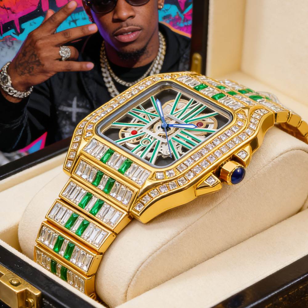 Jewelry Watches Brands - 럭셔리 블링 쿼츠 손목시계 남성용 핫