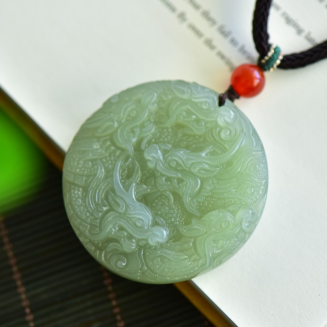 정품 중국 비취석 인증 옥 드래곤 펜던트 목걸이 여성  - Fine Jewelry & Watches Photos 리뷰 및 가격