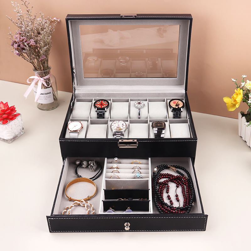 PU 가죽 시계 케이스 거치대 정리함 보관함, 쿼츠 시 - Best Jewelry Watches 리뷰 및 가격