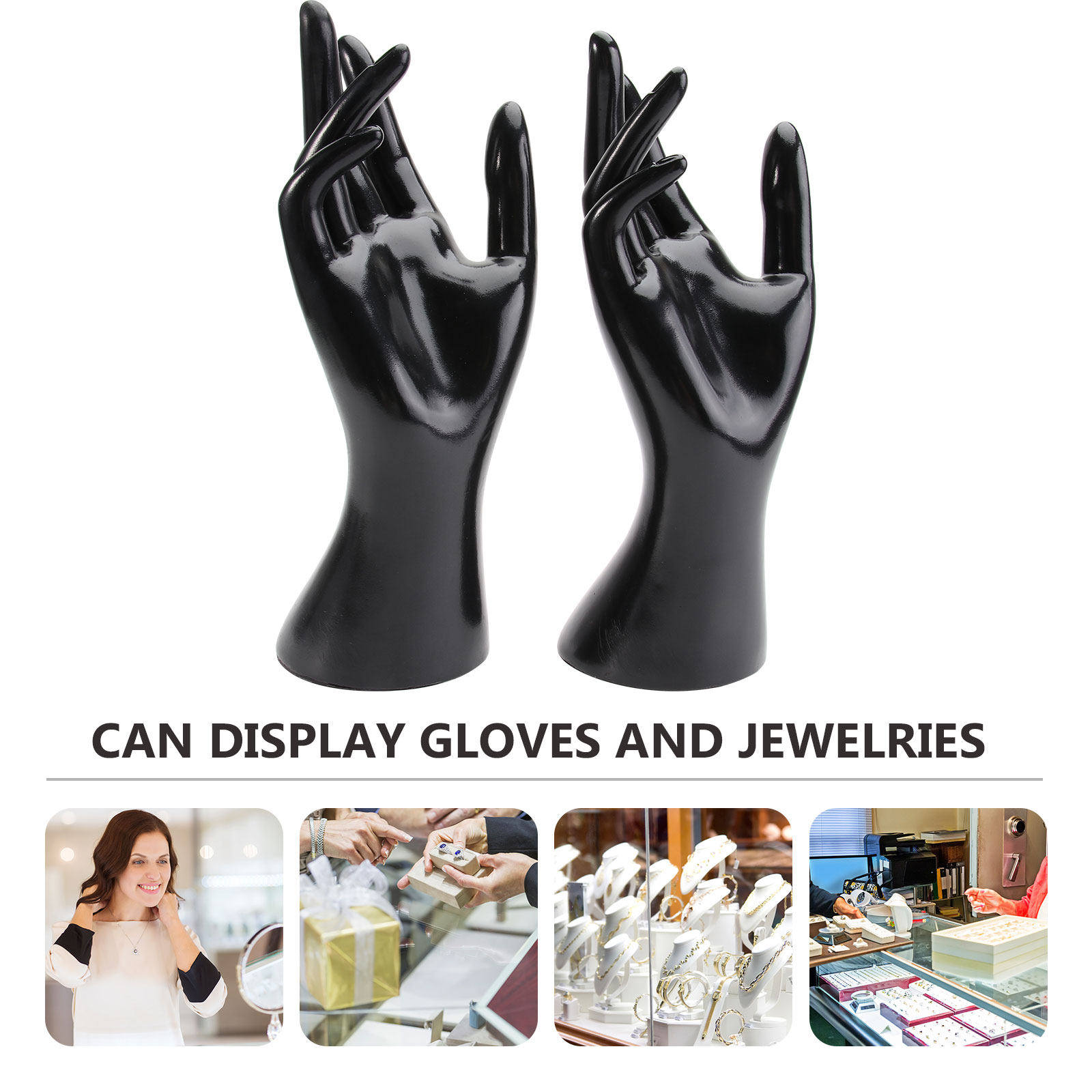 2개입 여성 마네킹 손 모양 주얼리 디스플레이 스탠드  - Shop Jewelry & Watches Near Me 리뷰 및 가격