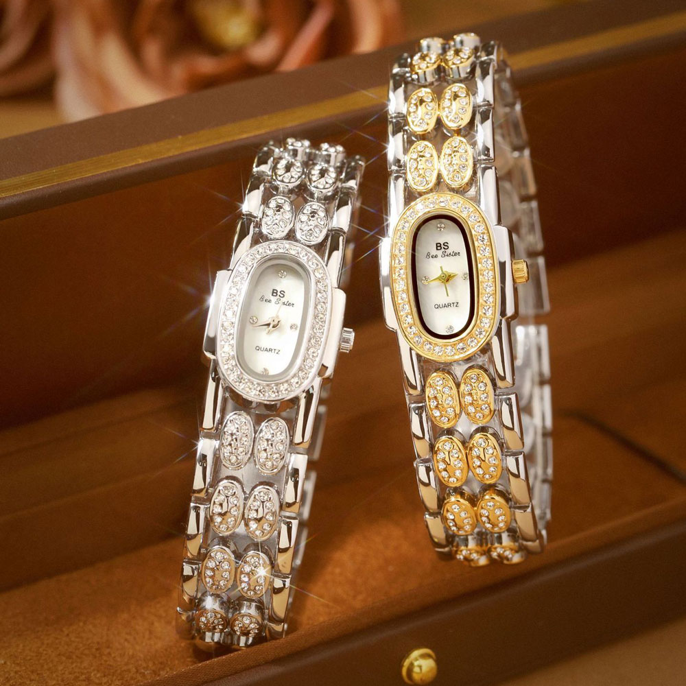 패션 시계 골드 팔찌 스테인레스 스틸 쿼츠 시계 빈티지 - Jewelry Watches Vintage 리뷰 및 가격
