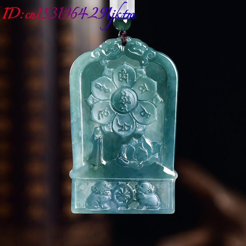 천연 버마산 경옥 관음 펜던트 목걸이 참 장식품 디자이 - Jewelry & Watches Review 리뷰 및 가격
