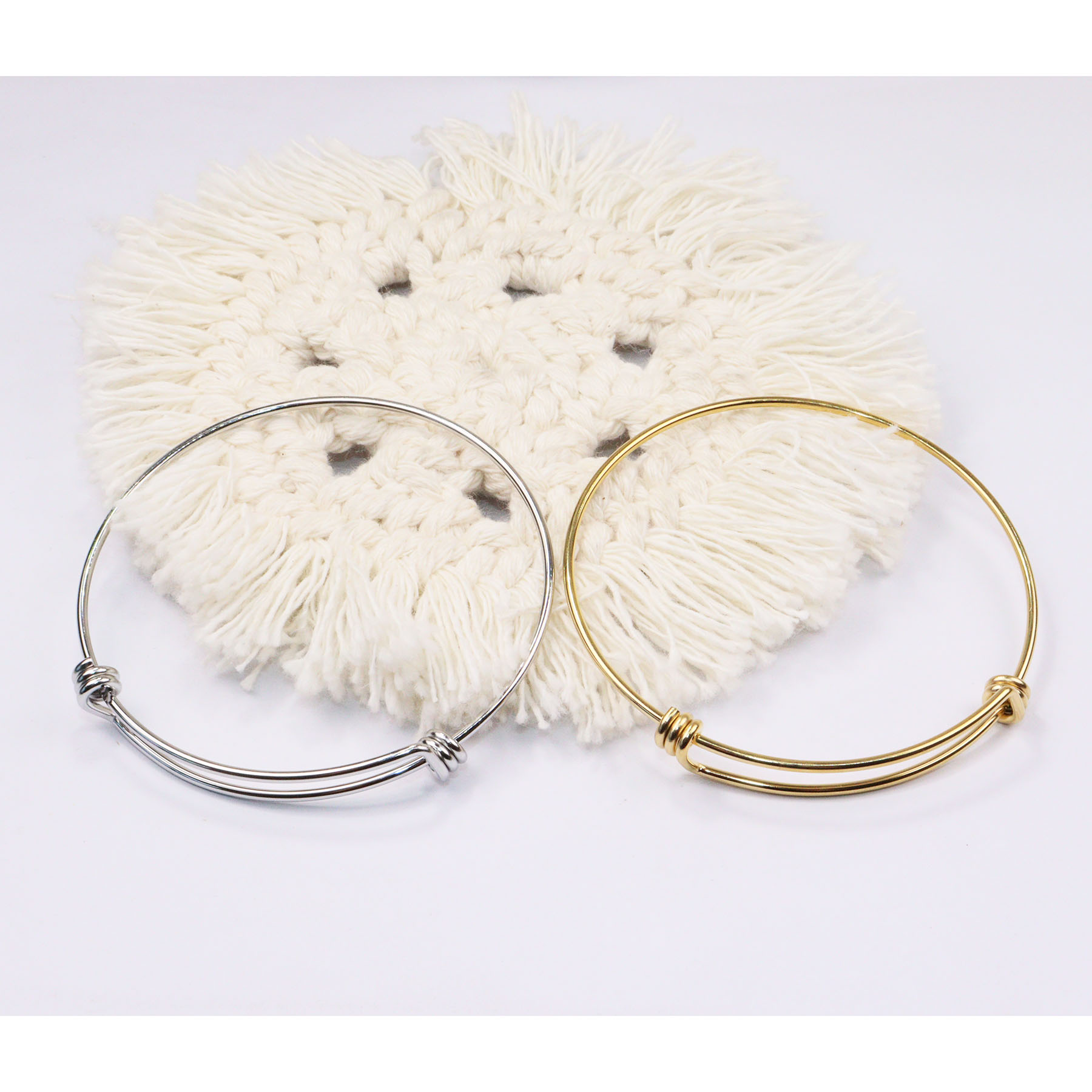 3pcs 스테인레스 스틸 조절 팔찌 Fadeless V - Fine Jewelry & Watches Photos 리뷰 및 가격
