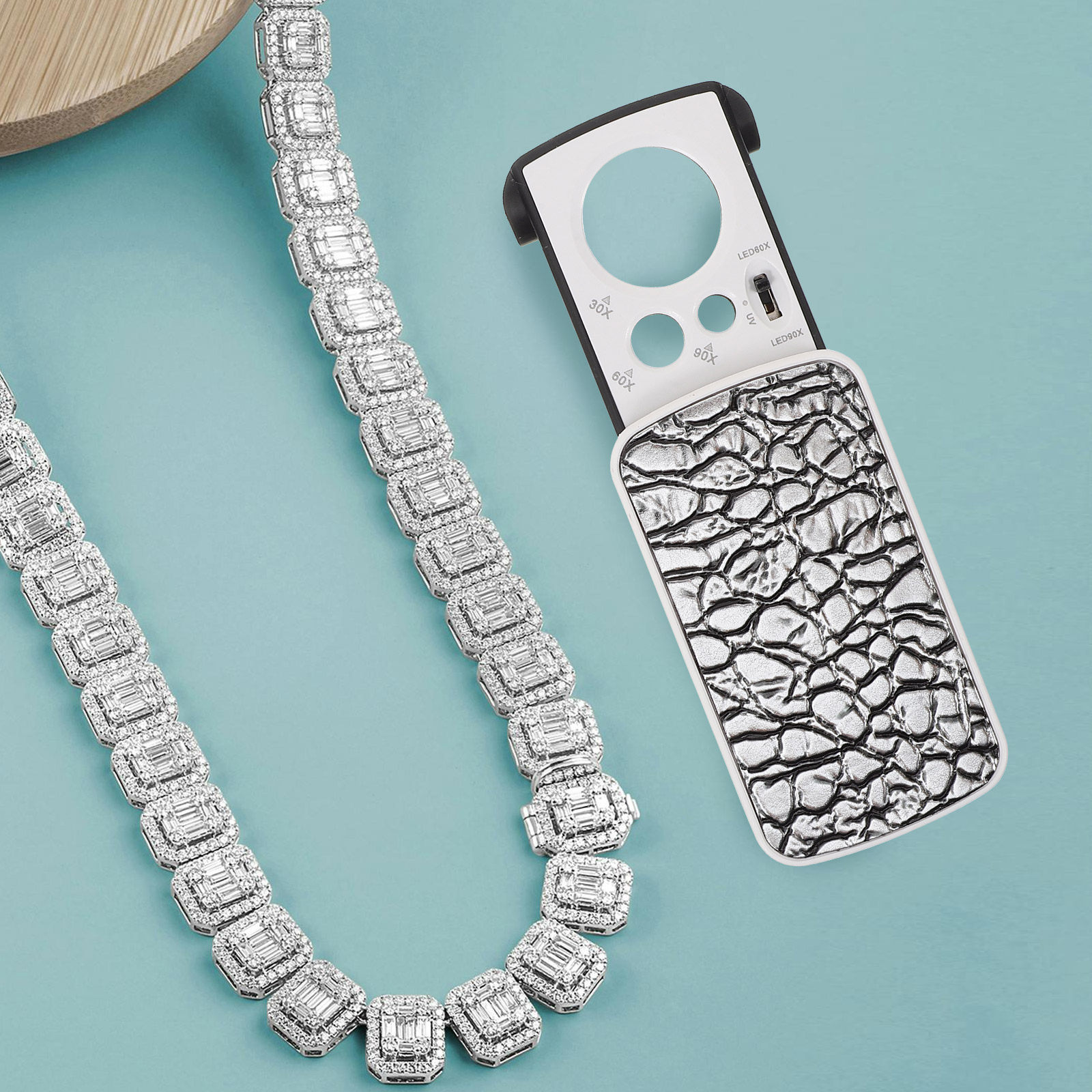 2개입 휴대용 보석 확대경 LED 조명 보석 확대경 고 - Collectors Coins Jewelry & Watches Of Smithtown Photos 리뷰 및 가격