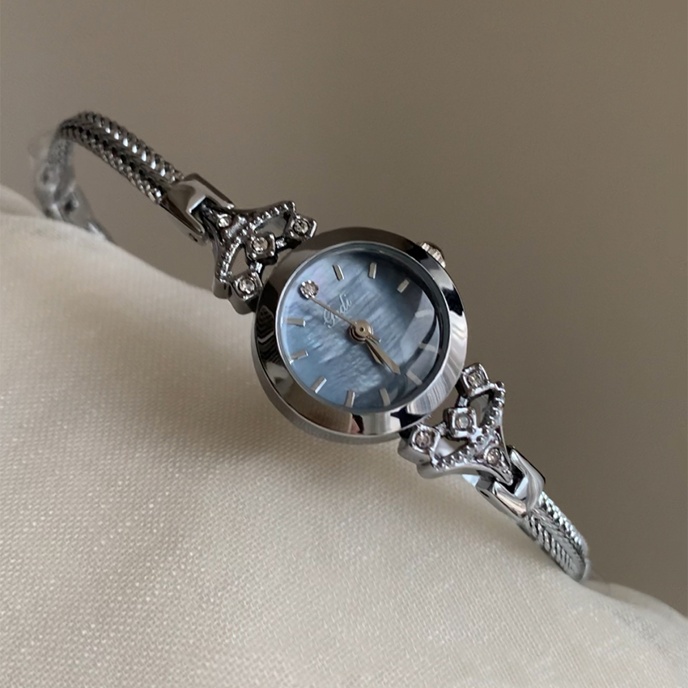 여성용 프릴 틸라리아 다이얼 스트랩 쿼츠 시계, 트렌디 - Jewelry Watches For Kids 리뷰 및 가격