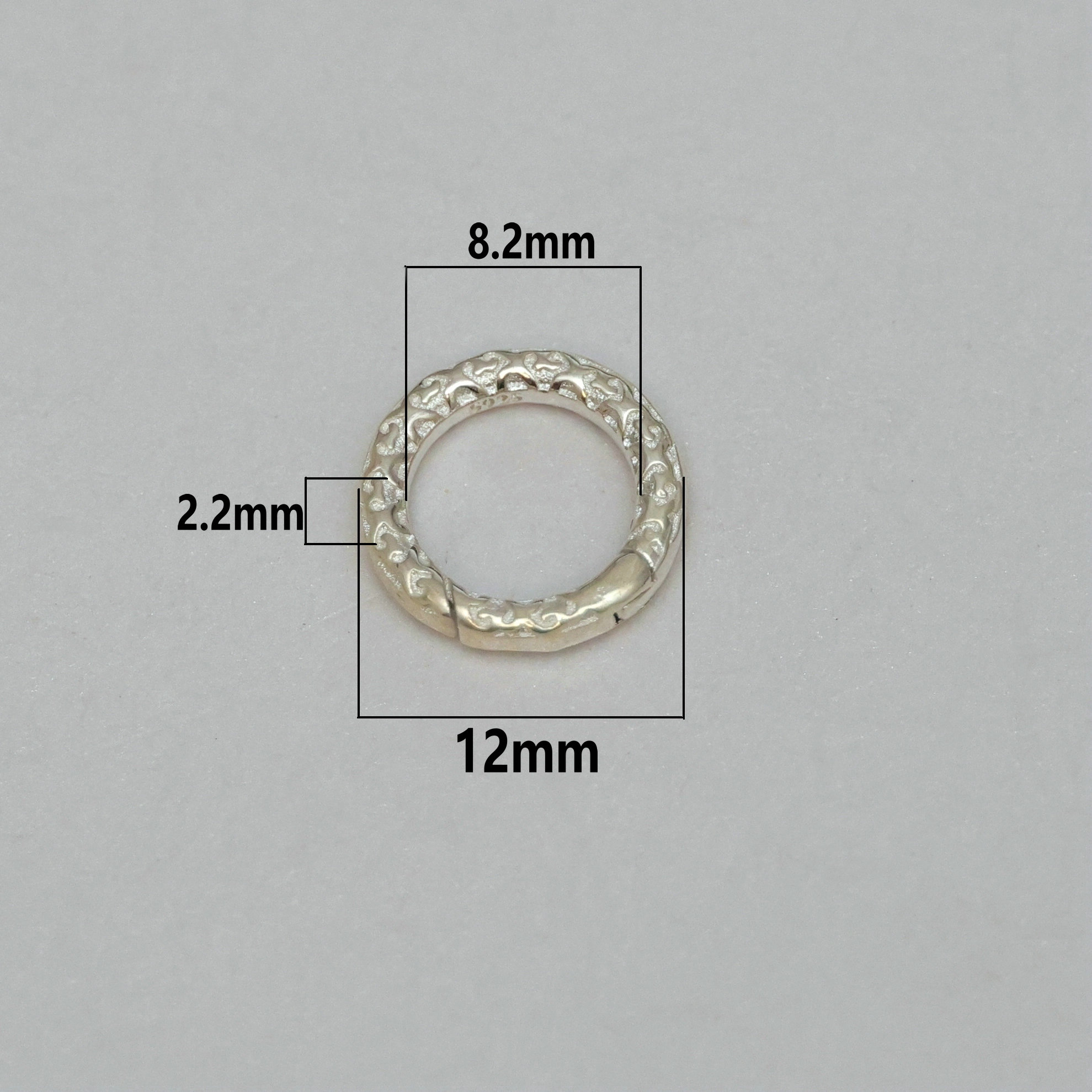 1PC 925 스털링 실버 라운드 스프링 걸쇠 커넥터  - Fine Jewelry & Watches Photos 리뷰 및 가격