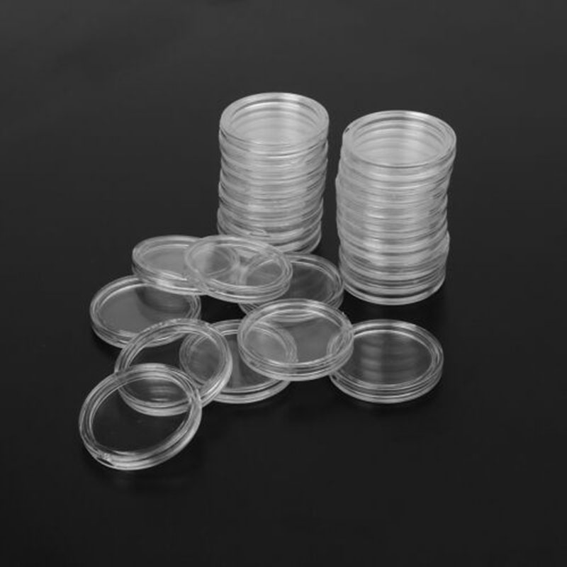 100개의 투명 원형 코인 홀더, 지름 33mm 플라스 - Collectors Coins Jewelry & Watches Of Smithtown Photos 리뷰 및 가격