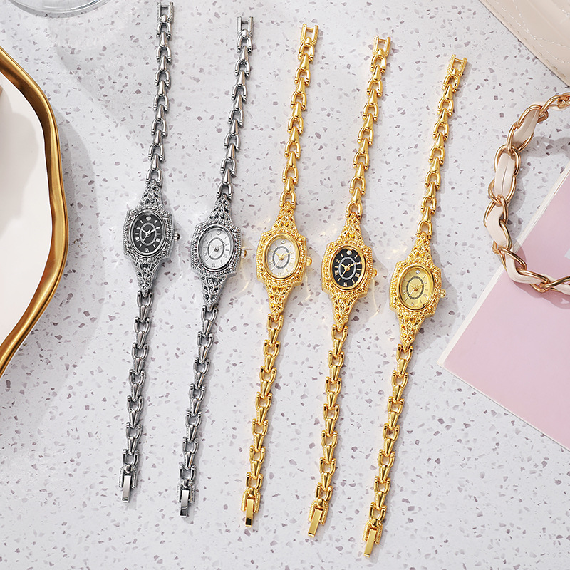 레트로 배럴형 여성 시계, 니치 빈티지 램프 팔찌 시계 - Jewelry Watches Vintage 리뷰 및 가격