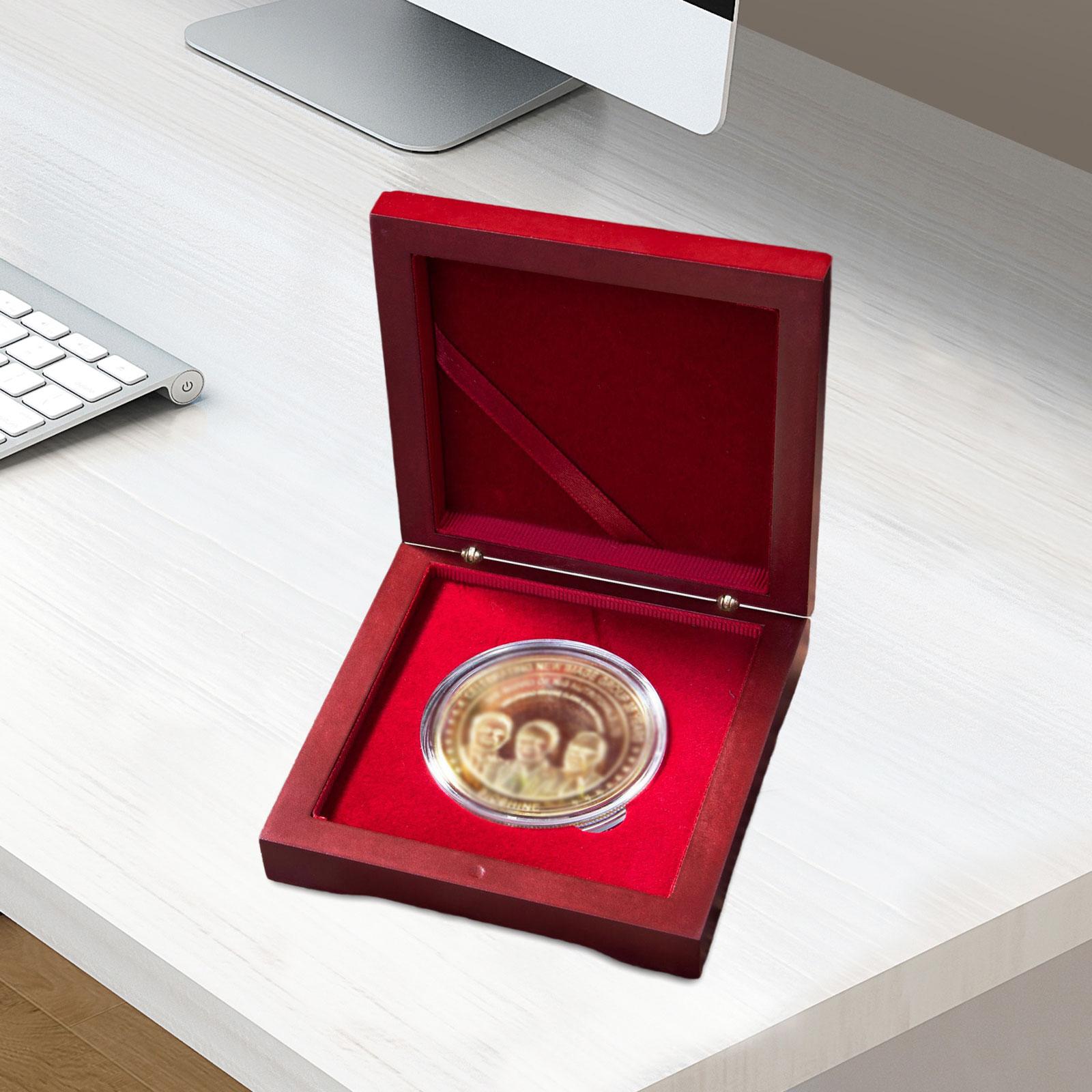 메달 발표 상자 동전 홀더 나무 동전 보관 상자 수집가 - Collectors Coins Jewelry & Watches Of Smithtown Photos 리뷰 및 가격