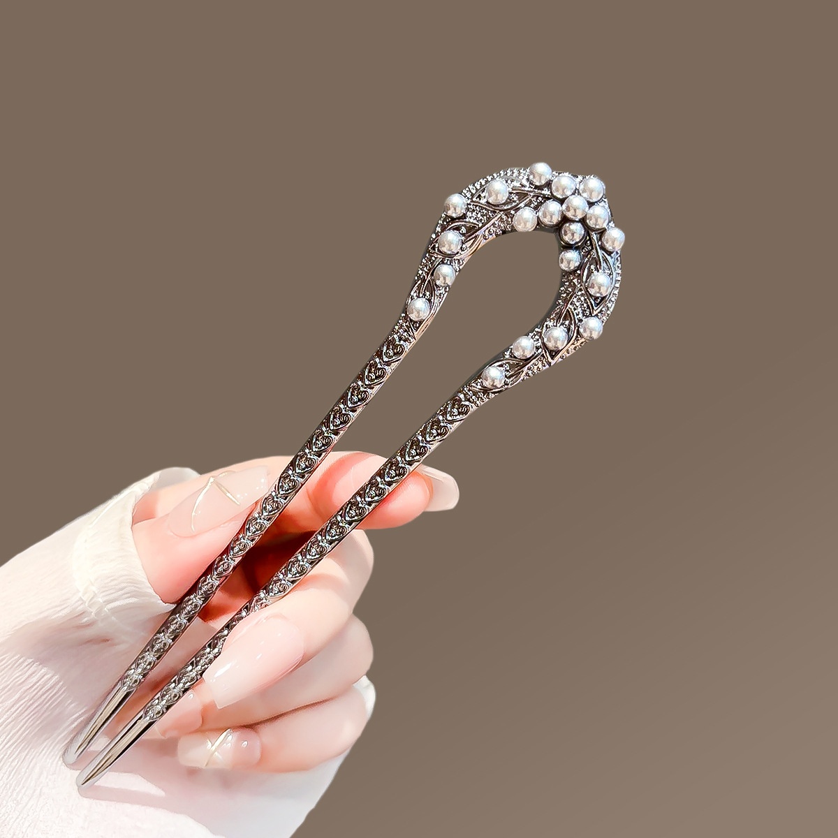 여성을위한 새로운 진주 U 모양의 머리핀 우아한 총 블 - Shop Jewelry & Watches Near Me 리뷰 및 가격