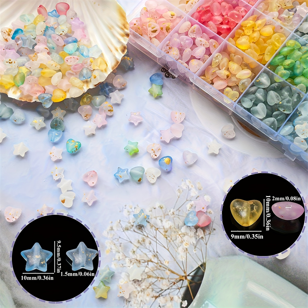 610개 24칸 별 달 혼합 색상 고급 상자 DIY 비 - Fine Jewelry & Watches Photos 리뷰 및 가격