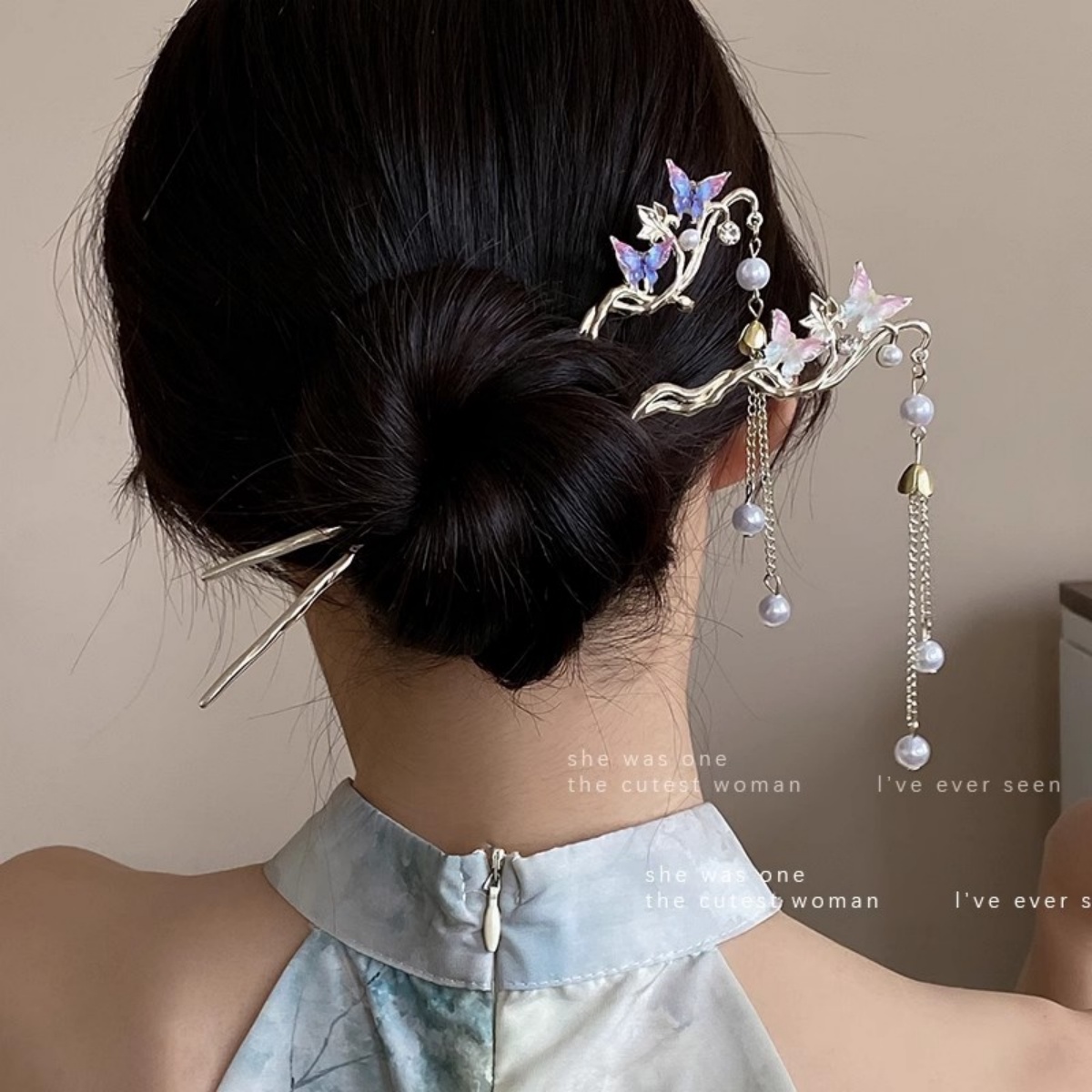 2025 여성을위한 새로운 꽃 머리핀 우아한 꽃 나비  - Shop Jewelry & Watches Near Me 리뷰 및 가격