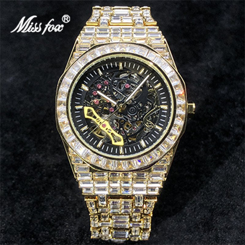 MISSFOX 남성용 기계식 시계, 스테인리스 스틸,  - Jewelry Watches Brands 리뷰 및 가격