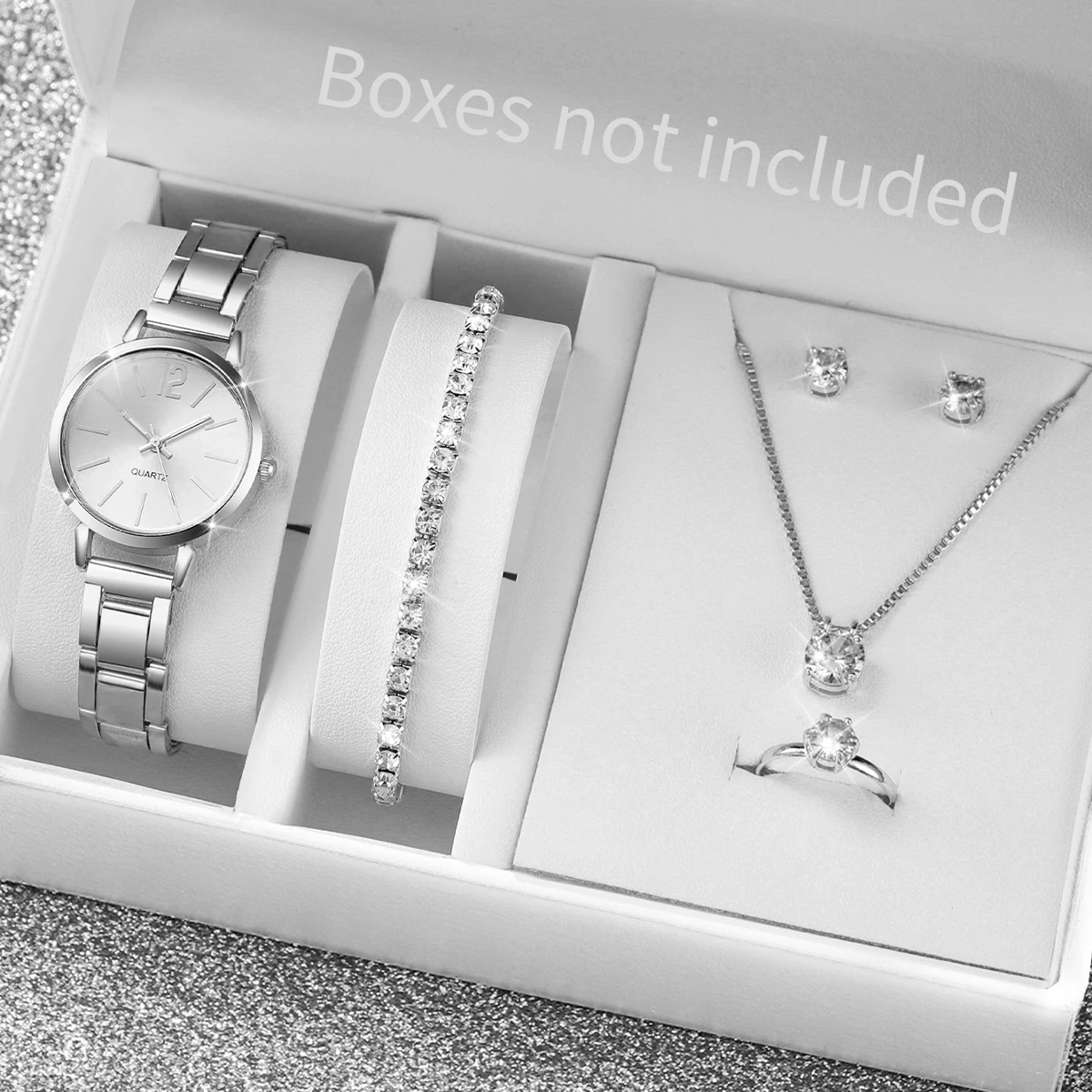5/6PCS 패션 여성 시계 쥬얼리 세트 여성을위한 럭 - Jewelry Watches For Kids 리뷰 및 가격
