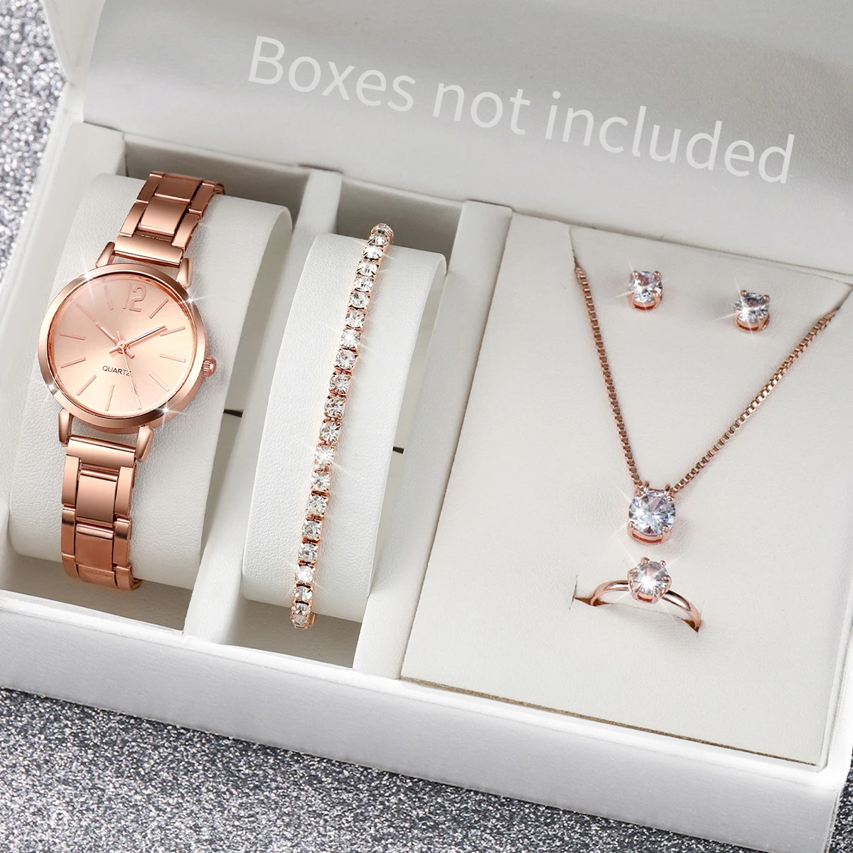 5/6PCS 패션 여성 시계 쥬얼리 세트 여성을위한 럭 - Jewelry Watches For Kids 리뷰 및 가격