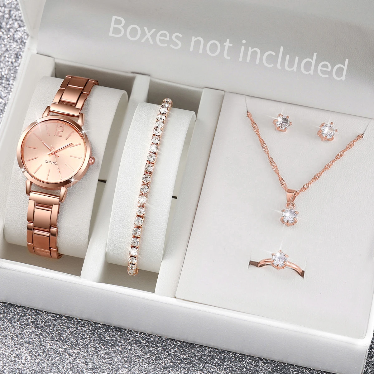 5/6PCS 패션 여성 시계 쥬얼리 세트 여성을위한 럭 - Jewelry Watches For Kids 리뷰 및 가격